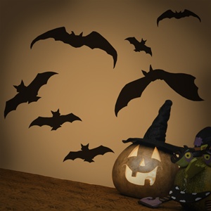 Going Batty"  Bat Wall Decal Stickers