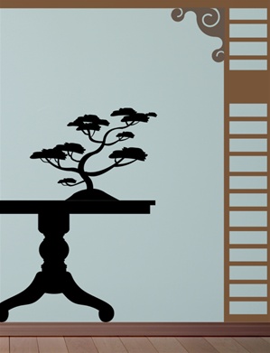 Bonsai Tree wall decal sticker