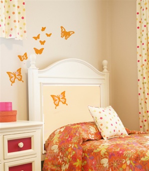 Garden Butterflies wall decals stickers