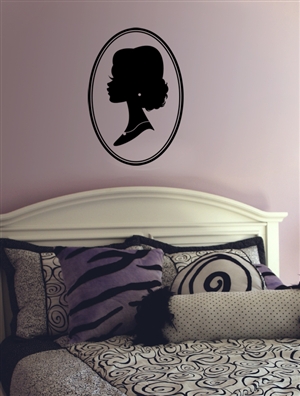 Cameo wall decal sticker "Belle"