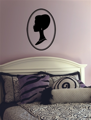 Cameo wall decal sticker 