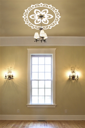 Ceiling Medallion wall decal sticker "Floral 1"