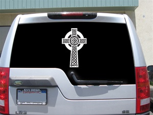 Celtic Cross decal sticker