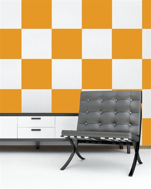 Checker pattern wall decals stickers