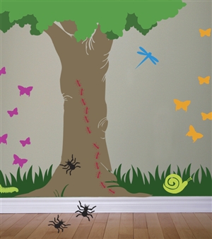 Bugs "Creepy Crawlies" wall decals stickers