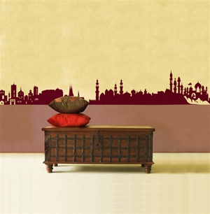 Eastern Skyline wall decal sticker