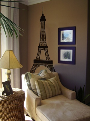 Eiffel Tower wall decal sticker