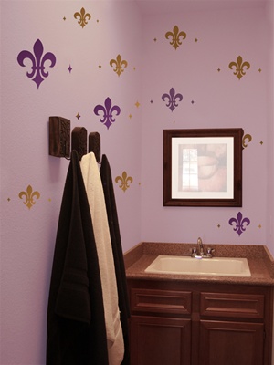 Fleur De Lis wall decals stickers "Classic"