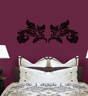 Flourish glamour wall decal sticker