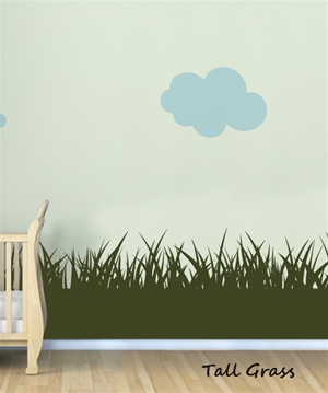 Grassy Plains wall decal sticker