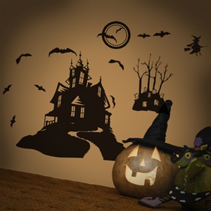 Haunted House Wall Decal Set