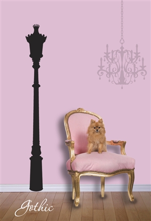 Lamp Post wall decal sticker "Gothic"