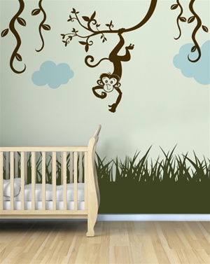 Monkey Around wall decal sticker