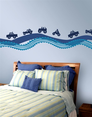 Off Roadin Truck wall decals stickers