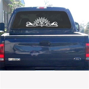 Royal Cross Decorative Car or Wall decal Sticker