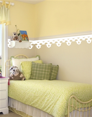 Victorian border wall decals stickers "Bud Trim"