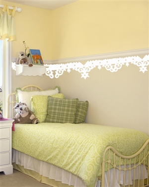 Victorian border wall decals stickers "Crown Trim"