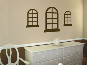 Window Frame decorative wall decals stickers